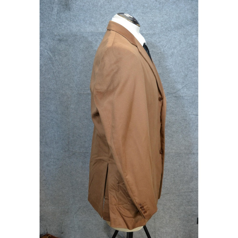 Edwin Nazario Sport Coat Mens 44R Brown Wool Cashmere Loro Piana Blazer Italy - Picture 2 of 16